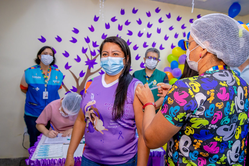 Pessoal da saúde será vacinado contra o sarampo (Foto: Camila Batista/Semsa)