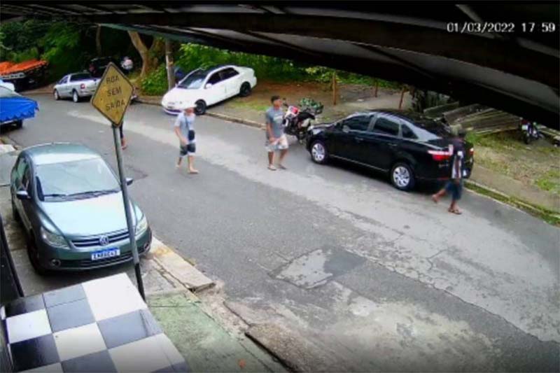Imagem de câmera de segurança foram usados para provar inocência de irmãos (Foto: Facebook/Reprodução)
