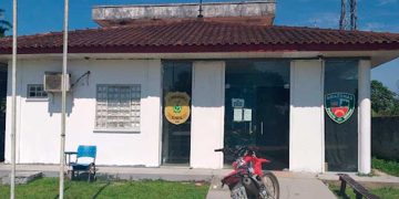 Delegacia de polícia de Japurá: preso foi recapturado (Foto: PC-AM/Divulgação)