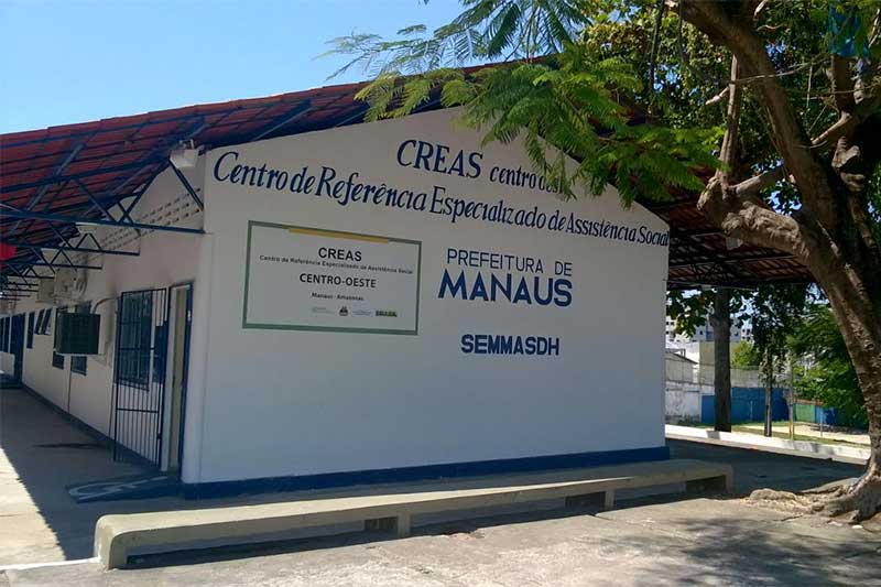Creas do Alvorada foi assaltado por 2 homens armados (Foto: Semcom/Divulgação)