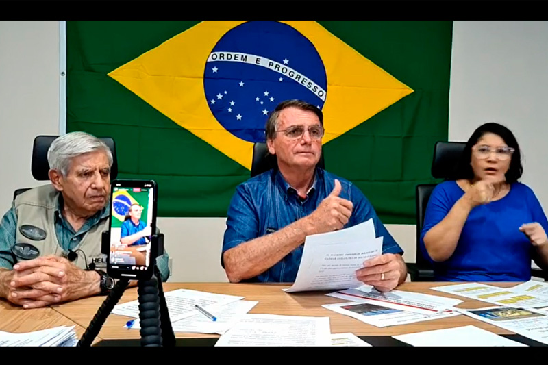 Jair Bolsonaro live