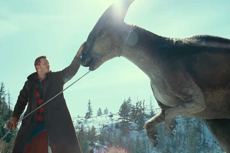 Chris Pratt em cena de Jurassic Word: fim da franquia (Foto: Trailer/Reprodução)