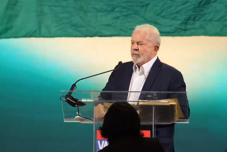 Lula exaltou fatos de seu governo e criticou os de Bolsonaro (Foto: PT Facebook/Reprodução)