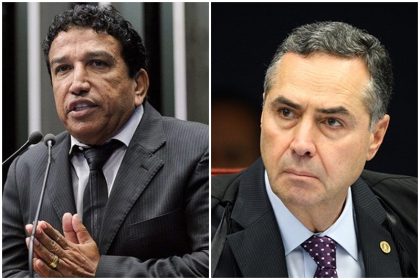 Magno Malta e Luiz Roberto Barroso: ofensas e ação no STF (Fotos: Moreira Mariz/Ag. Senado e Nelson Jr./STF)