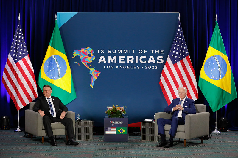 Jair Bolsonaro e Joe Biden