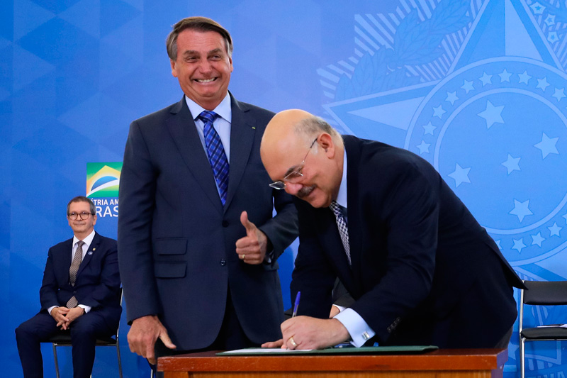 Bolsonaro e Milton Ribeiro