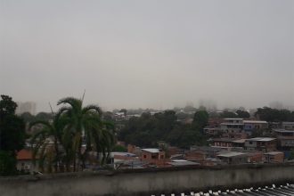 Neblina ocorreu nas primeiras horas da manhã (Foto: ATUAL)