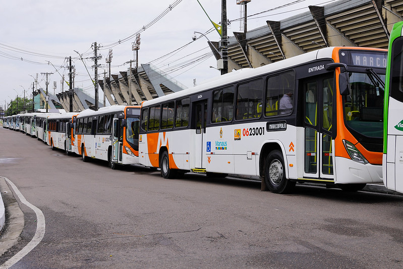 Ônibus novos irão circular a partir de segunda-feira (Foto: João Viana/Semcom)