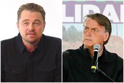 Leonardo DiCaprio criticou desmatamento e Jair Bolsonaro ironizou o ator (Fotos: YouTube/Reprodução e Isac Nóbrega/PR)