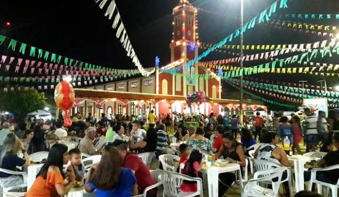 Festejos de Nossa Senhora do Perpetuo Socorro, em Barreirinha (Foto: Divulgação)