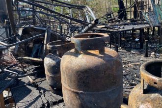 Incêndio em São Jorge (Foto: Murilo Rodrigues/ATUAL)