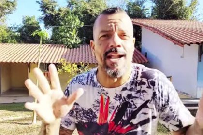 Ivan Rejane Forte Boa Pinto ameaça autoridades em vídeo na internet (Foto: Reprodução/Redes sociais)
