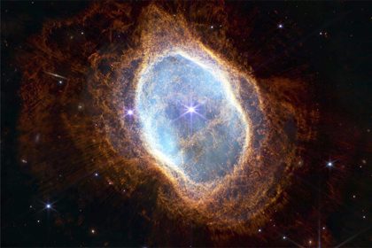 Jornada nas Estrelas: Nebulosa do Anel Sul (Foto: James Webb/Nasa)