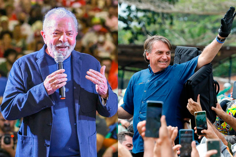 Lula e Bolsonaro