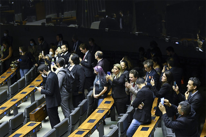 Sessão conjunta da Câmara e Senado para avaliar vetos (Foto: Roque de Sá/Agência Senado)