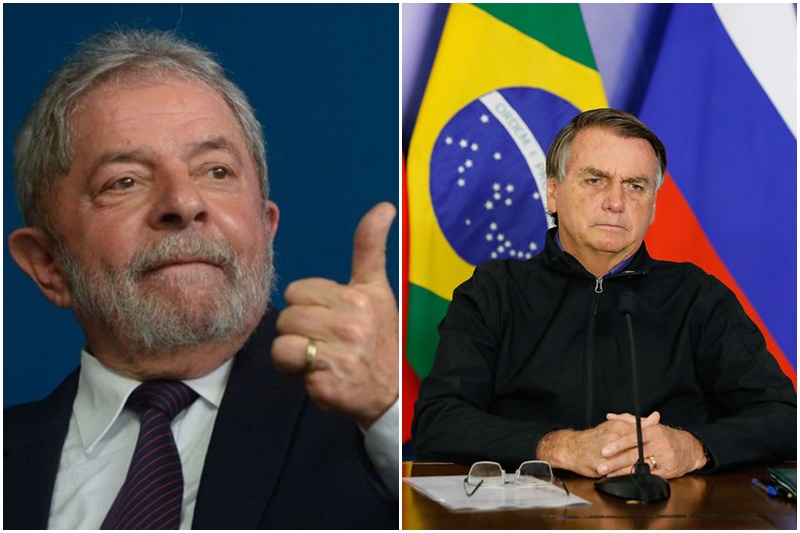 Lula mantém vantagem sobre Bolsonaro (Fotos: Agência Brasil e Alan Santos/PR)