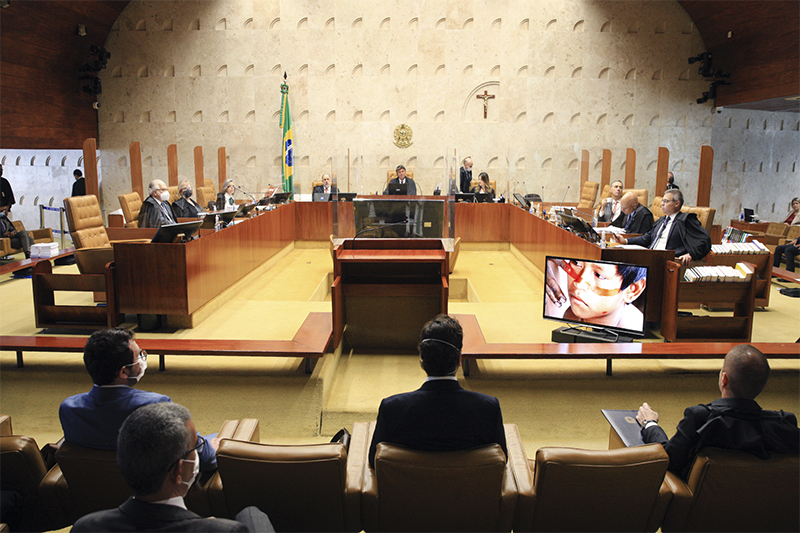 Plenário do STF: maioria para derrubar lei sobre propaganda (Foto: Nelson Jr/SCO STF)