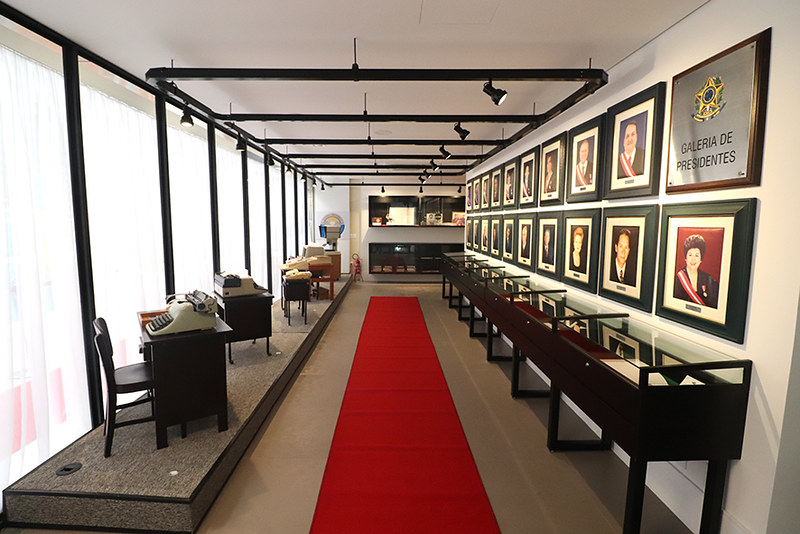 Sala de memorial do TRT-SC: Tribunal deverá ter estande de tiro (Foto: TRT-SC/Divulgação)