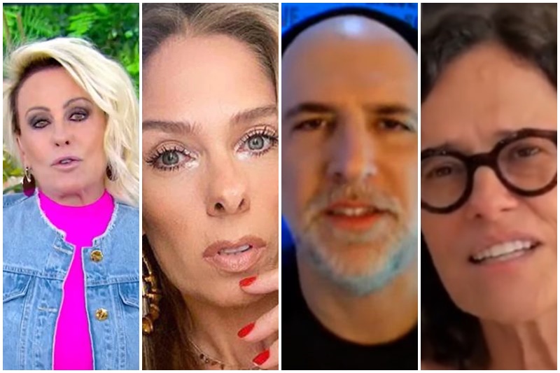 Ana Maria, Adriane Galisteu, Antônio Tabet e Zélia Ducan: Jô Soares foi artista inimitável (Fotos: Instagram e YouTube/Reprodução)