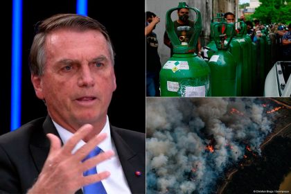 Bolsonaro, a falta de oxigênio em Manaus e as queimadas na Amazônia