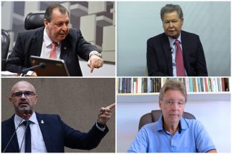 Omar Aziz, Arthur Neto, Elisandro Bessa e Luiz Castro driblaram perguntas sobre corrupção (Fotos: Divulgação)