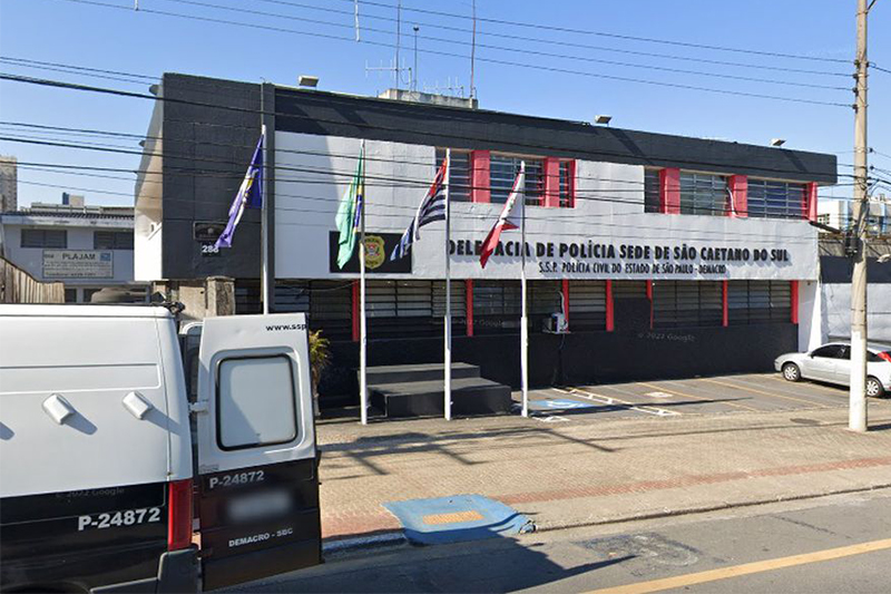 Caso é investigado pela Delegacia de São Bernardo (Foto: Google Street View)