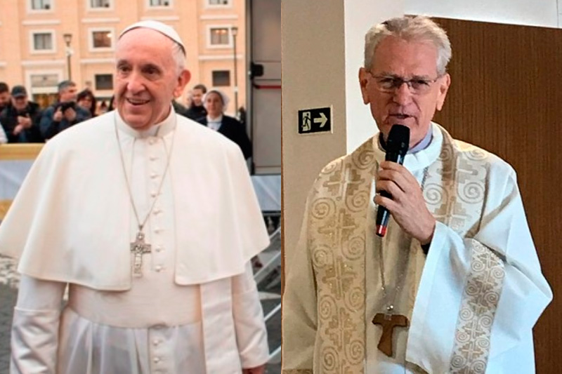 Papa Francosco e Dom Leonardo Steiner