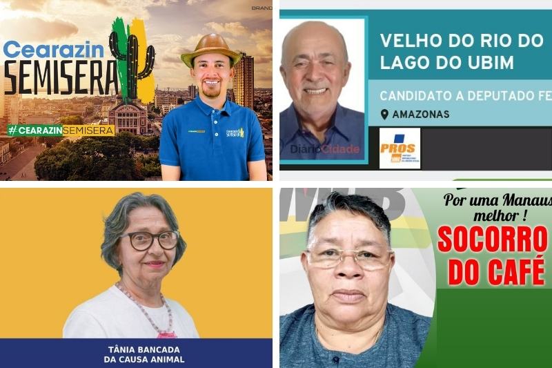 Os nomes são usados na urna eletrônica como marketing pessoal (Foto: Reprodução/Facebook)
