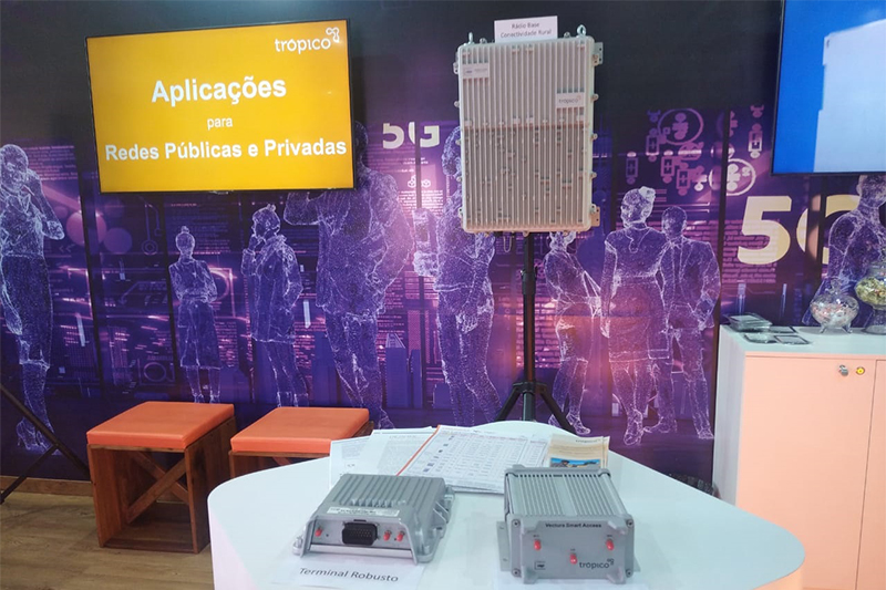 Tecnologia 5G reduziu tamanho e aumentou eficiência de equipamentos de transmissão (Foto: Murilo Rodrigues/ATUAL)