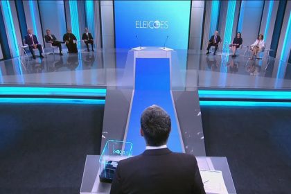Debate na TV Globo reuniu os principais candidatos (Foto: TV Globo/Reprodução)