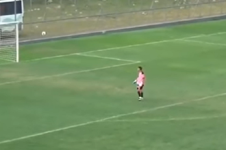Edirley, camisa 8 do Atlético, marca gol contra suspeito (Foto: Reprodução/Futebol Amazonense)