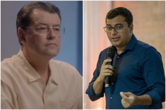 Eduardo Braga deu declarações inverídicas considerou a emissora de televisão (Fotos: Divulgação)