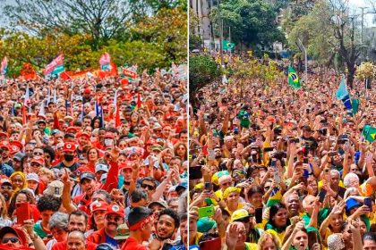 Eleitores de Lula e Bolsonaro