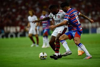 Fortaleza venceu Flamengo e se afastou de vez da zona de rebaixamento (Foto Marcelo Cortes/CRF)
