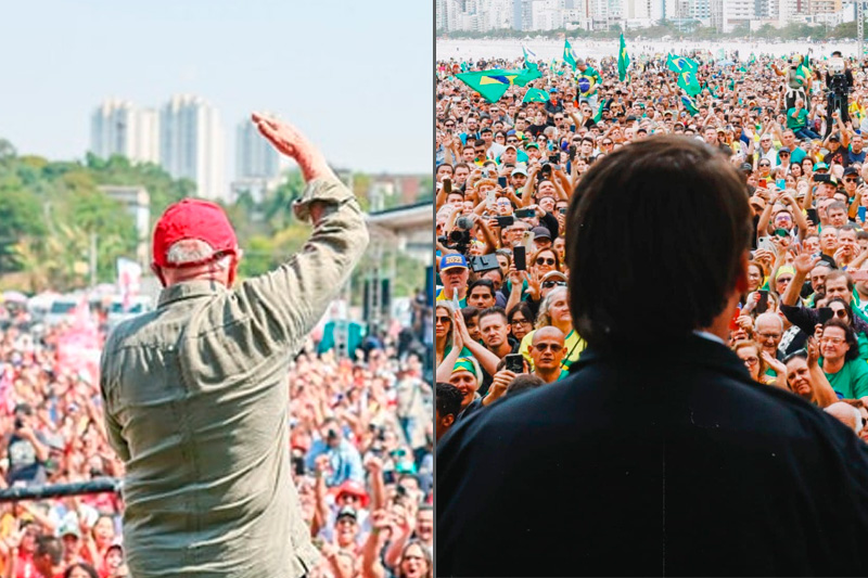 Lula e Bolsonaro
