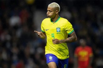 Richarlison marcou dois gols (Foto: Lucas Figueiredo/CBF)