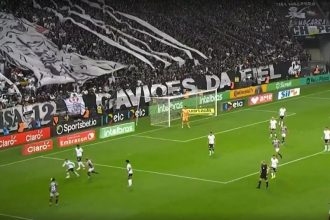 Na última quinta (15), o Corinthians venceu o Fluminense por 3 a 0 (Foto: Reprodução/Globoplay)