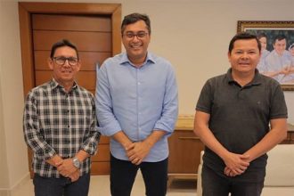 Raimundo Paulino, Wilson Lima e Reginaldo Nazaré: apoio no segundo turno (Foto: Wilson Lima/Twitter/Reprodução)