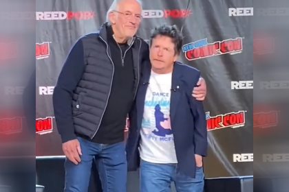 Christopher Lloyd e Michael J Fox: reencontro emocionante (Foto: YouTube/Reprodução)