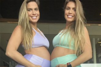 Bia e Bianca Feres brincam sobre gravidez sincronizada (Foto: Instagram/Reprodução)