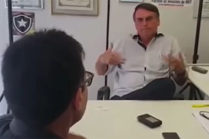 Vídeo em que Bolsonaro diz que comeria carne humana foi usado pelo PT (Foto: YouTube/Reprodução)