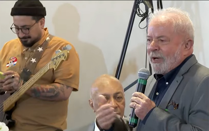 Lula discursa para evangélicos: posicionamentos religiosos (Foto: CNN/YouTube/Reprodução)