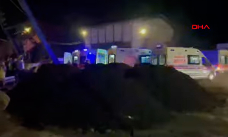 Mina explosão na Turquia