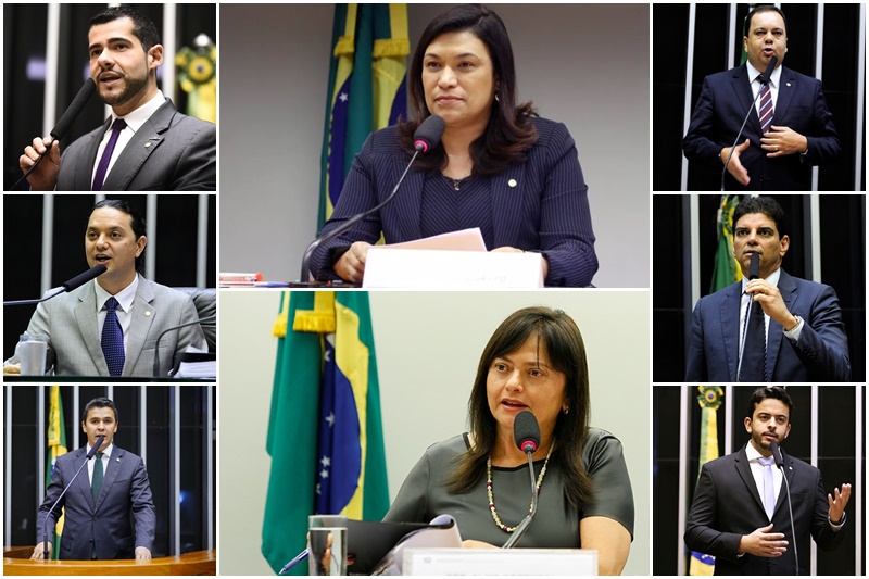 Parlamentares auto declarados negros e negras (Fotos: Divulgação)