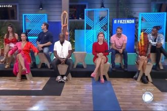 Na Formação da Roça desta terça-feira (25), Ruivinha e Vini protagonizaram um momento de discussão (Foto: Reprodução/Twitter)