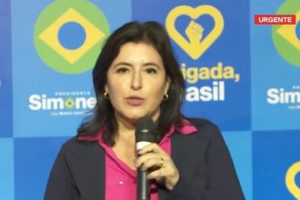 'Não esperem de mim omissão’, disse Simone Tebet sobre o 2º turno (Foto: Reprodução/Twitter)