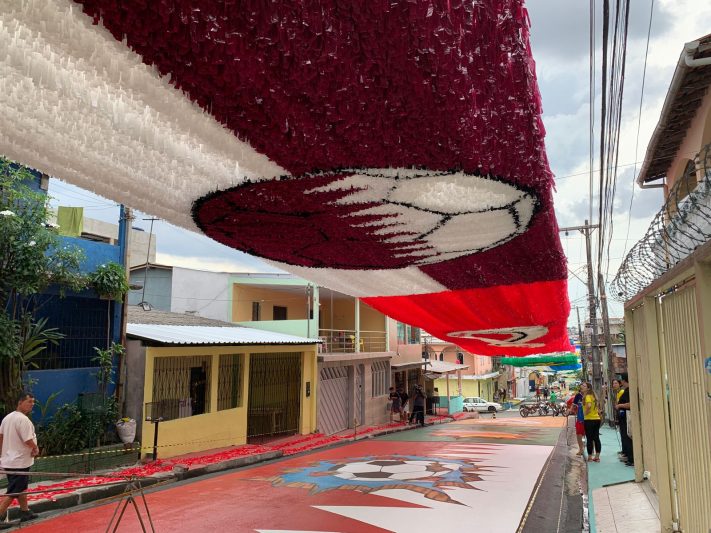 Decoração das 'Ruas da Copa' de Manaus ganha repercussão