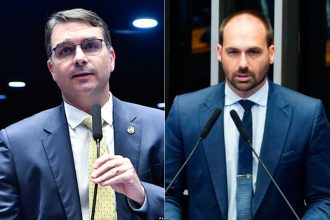 Flavio e Eduardo Bolsonaro