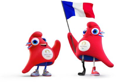 Gorros vermelhos serão os mascotes da Olimpíada em Paris (Foto: Paris 2024/Divulgação)