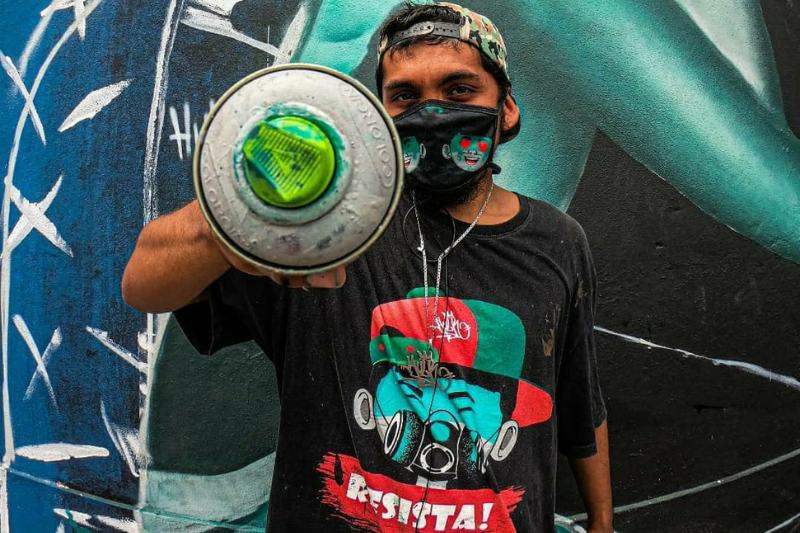O artista André Hullk mudou-se para São Paulo em 2018, para trabalho (Foto: Divulgação)